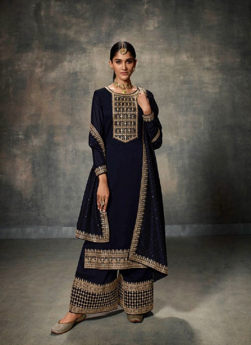 Zisa Adda Georgette Designer Salwar Suits Catalog
